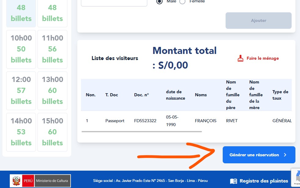 site officiel machu picchu billet